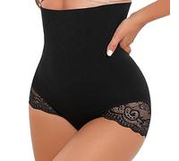 SURE YOU LIKE Women High Waist Tummy Control Seamless Shapewear Shorts Lace | Double-layer seamless, 4 anti-slip boning, flat tummy & lifted hips, breathable all-day, invisible under outfits