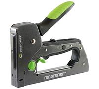 Surebonder TRIGGERFIRE Heavy Duty Narrow Crown Staple Gun with Trigger Mode - Upholstery, DIY, Wood - Uses Surebonder #4 or Arrow T50 Type Staples - Tool Only (5625)
