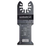Surebuild UK Carbide Multi-tool Blade for Metal, 34mm, Universal Fit