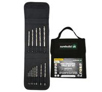 Surebuild UK HSSG 13-Piece Drill Bit Set, 2-8mm Diameters, 135° Split Point, General Purpose