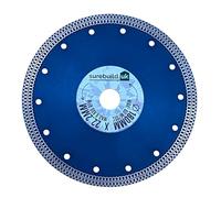 Surebuild UK Porcelain Granite Diamond Cutting Blade, 125mm/180mm/230mm x 22.2mm, Wet & Dry Use, Self-Cooling (180mm)