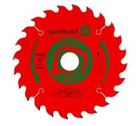 Surebuild UK Pro Circular Saw Blade, Carbide Teeth, Wood Cutting, 190mm x 30mm x 24T/48T, 235mm x 30mm x 24T (190 x 30B x 24T)