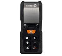 Surebuild UK SBHTDIST70 Laser Distance Measure Tool, 70M Range, ±2mm Accuracy, Class 2 Laser, ABS+TPE Rubber, IP54 Rated