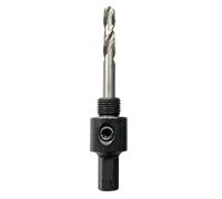Surebuild UK Steel Hex Shank Arbor with HSS Pilot Drill, 14-30mm Hole Saw Compatibility, for Wood, Metal, PVC and Aluminium
