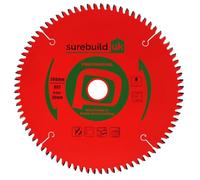 Surebuild UK Tungsten Carbide Pro Mitre-Saw Blade, Compatible with Slide Compound Mitre Saws and Cordless Saws - available in many sizes (260x30B, 48)