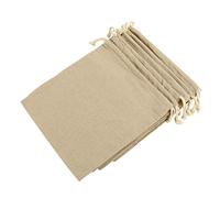 surebuy 5 Pack Organic Linen Reusable Bread Bags Food Storage Bags for Housewarming Wedding Gift Storage Artisan Bread Bakery Baguette 20x35cm
