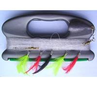 Surecatch Dennett Handline 5 Hook Multi Feathers - 120g 75m