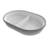 Sure Petcare SureFeed Split Pet Bowl with Integrated Seal, Compatible with Sure Petcare SureFeed Microchip Pet Feeder with Sealed Lid, Works for Wet and Dry Food, Keeps Food Fresh, Grey