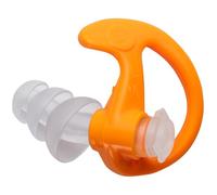 SureFire EP4 Sonic Defenders Plus Filtered Earplugs, Triple flanged Design, Reusable, Orange, Medium