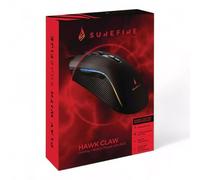 SureFire Hawk Claw Gaming 7-Button Mouse with RGB LED 48815 Braided Cable 1.5m