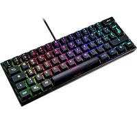 SureFire Kingpin M1 60% Mechanical Gaming Keyboard Italian, Gaming Keyboard Small & Mobile, RGB Keyboard with Lighting, 100% Anti-Ghosting Keys, Italian Layout QWERTY