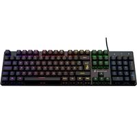 SureFire KingPin M2 Mechanical Gaming Keyboard German, Gaming Multimedia Keyboard Full Size, RGB Keyboard with Lighting, 100% Anti-Ghosting Keys, German Layout QWERTZ