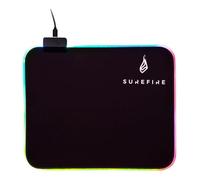 SureFire Silent Flight RGB-320 Gaming Mouse Pad, Black