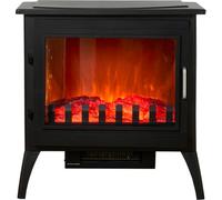 Sureflame Marlow 3-Sided Electric Stove In Black