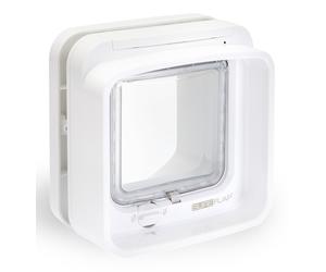 Sureflap Dual Scan Microchip Cat Flap White Selective Entry & Exit - 2026 Model