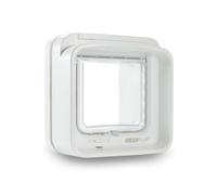 SureFlap DualScan Microchip Cat Flap - White 1 Cat Flap