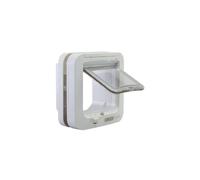 SureFlap Microchip Cat Flap 21cm | White 5-Way Locking Cat Door