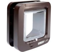 Sureflap Microchip Cat Flap - Brown - sureflap microchip cat brown