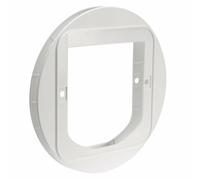 Sureflap Cat Flap Mounting Adaptor, White - Adaptor - sureflap mounting adaptor cat white