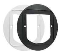 Cat Flap Mounting Adaptor - Grey/White