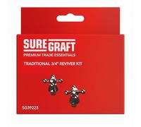 SureGraft Traditional 1/2" Reviver Kit - Replacement Tap Headwork & Handles for Basin/Bath Taps