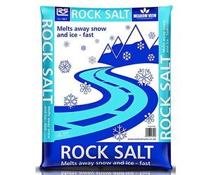 Suregreen Pink Rock Salt | 20kg | Fast Deicer for Roads, Paths, Driveways, Pavements & Playgrounds | Grit Salt | Lawn Weed Killer | Large Granules De-Icer