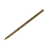 Suregreen Round Fence Post, 1.8m x 50mm, Green Tanalised Treated Wood | Machine-Round Fence Post, Chamfered Top, For Fencing, Tree Support, Garden Borders and Landscaping Projects