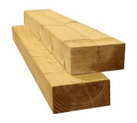 Suregreen Timber Sleepers 1.2m Tanalised Treated Softwood 20 Pack of Railway Sleepers 200 x 100mm Thick