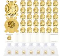 Sureio 2026 Graduation Pins Souvenir Bulk 1 Inch Student Excellence Lapel Pin with Card Organza Bag Graduation Recognition Gifts for Student, Teacher, Congrats Grad Party, One Size, Zinc, zinc alloy