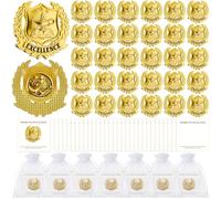 Sureio 2026 Graduation Pins Souvenir Bulk 1 Inch Student Excellence Lapel Pin with Card Organza Bag Graduation Recognition Gifts for Student, Teacher, Congrats Grad Party, One Size, Zinc, zinc alloy