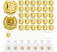 Sureio 2026 Graduation Pins Souvenir Bulk 1 Inch Student Excellence Lapel Pin with Card Organza Bag Graduation Recognition Gifts for Student, Teacher, Congrats Grad Party, One Size, Zinc, zinc alloy