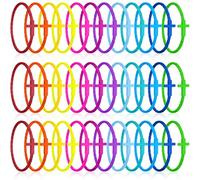Sureio 36 Pcs Silicone Cross Bracelets Bulk Christian Jesus Bracelets Colorful Stackable Rubber Wrist Accessories Jewelry Friendship Gift Gift for Religious Easter Women Men, about diameter 2.68