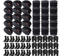 Sureio 60 Pcs Winter Gloves Beanies Hat Scarf Set, Fleece Knitted Beanies Hat Socks Touchscreen Gloves Knitted Winter Wearing for Men Women Bulk Pack for Homeless Care Charity Donation Christmas Gift,