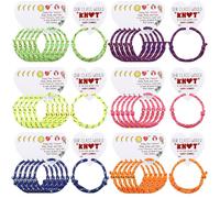 Sureio End of Year Student Gift, Inspirational Cards with Bracelet Adjustable Woven Friendship Bracelets Summer Break Goodbye Graduation Gifts from Teachers