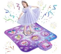 Surelect Dance Mat for 3-12 Year Old Girls - Princess Dance Pad with Wireless Bluetooth, Electronic Music Toy Birthday & Xmas Gifts for Kids and Toddlers Ages 3 4 5 6 7 8 9 10 +