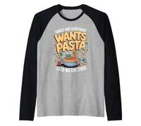 Surely Not Everybody Wants Pasta Said No One Ever Raglan Baseball Tee