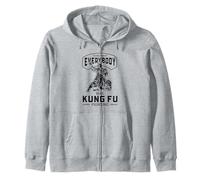 Surely Not Everyone Was Kung Fu Fighting Funny Joke Zip Hoodie