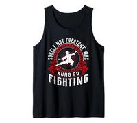 Surely Not Everyone was Kung Fu Fighting I Funny Retro Gift Tank Top