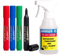 SureMark Whiteboard Conditioner Cleaner Spray and Pens COMBOPACK…