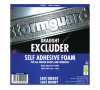 SureSeal Draught Excluder Self Adhesive Foam Strip for Window & Doors (3mmx6mm, 5m Roll, Brown)