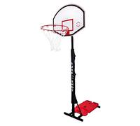 Sureshot Easidual Netball And Basketball Post - Black/Red/White