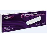 SURESIGN 2 Vaginal Infection Tests, Vaginal pH Rapid Test (Vaginal Swab), Easy to Use, Accurate, Results in 1 Minute