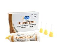 SURETEMP (Shade B1) Temporary Crown and Bridge Dental Material 50ml Double Barrel Automix