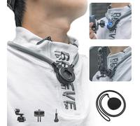 SUREWO Magnetic Neck Holder Mount for Action Camera, Universal Quick Release, Extra Magnetic Pendant, Compatible with GoPro Hero 13/12/11/10/9/8/7, DJI Action 5 Pro/4/3/2, Insta 360 X5/X4/X3