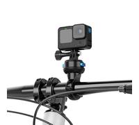 SUREWO Magnetic Quick Release Handlebar Bike Pole Mount, Motorcycle Handlebar Clamp Mount with Shock-Absorbing Base Compatible with Go Pro Hero 13/12/11/10/9/8/7 Black,DJI Osmo Action 5 pro/4/3