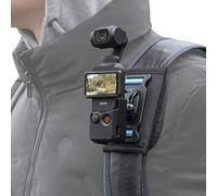 SUREWO Osmo Pocket 3 Backpack Mount,Bag Belt Shoulder Strap Mount with Extended Border Compatible with DJI Osmo Pocket 3