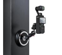 SUREWO Pocket 3 Magnetic Camera Mount,Magnetic Mount Stand with Magic Arm Compatible with DJI Osmo Pocket 3,Insta360, Heavy-Duty Magnet Base Stand with 1/4"-20 Thread for Gym, Car Mounting