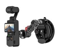 SUREWO Pocket 3 Suction Cup Car Mount,Suction Cup Camera Car Mount with Metal Bracket Compatible with DJI Osmo Pocket 3,Go Pro,DJI Osmo Action 6/5 Pro/4/3 and More