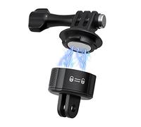 SUREWO Quick Release Base Mount for Go Pro,Magnetic Tripod Mount Adapter Compatible with Go Pro Hero 13 12 11 10 9 8 7 6 5 Black,DJI Osmo Action 5 pro/4/3,Crosstour/Campark and More