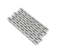 Surf 10 Inch Black Longboard Fin Box 5pcs Plastic FCS Centre Fins(White new)